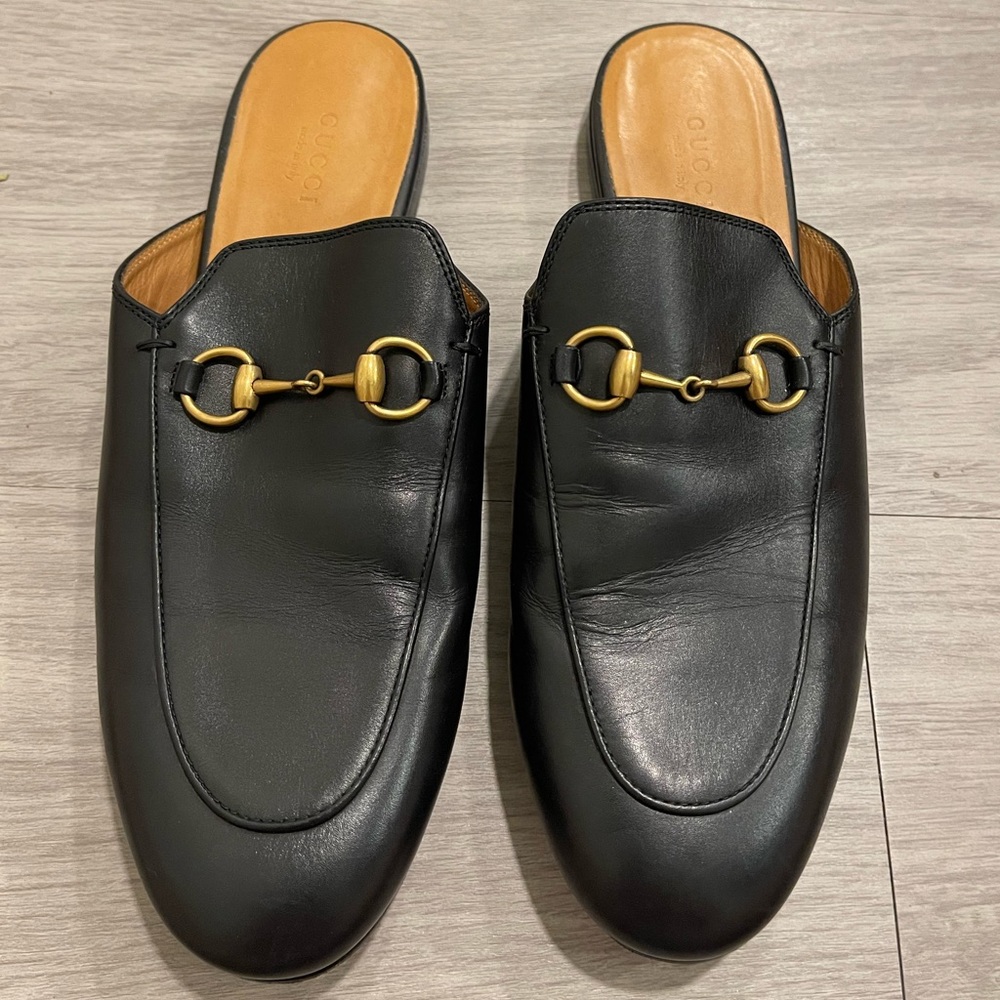 Authentic Gucci Princetown Leather Slides